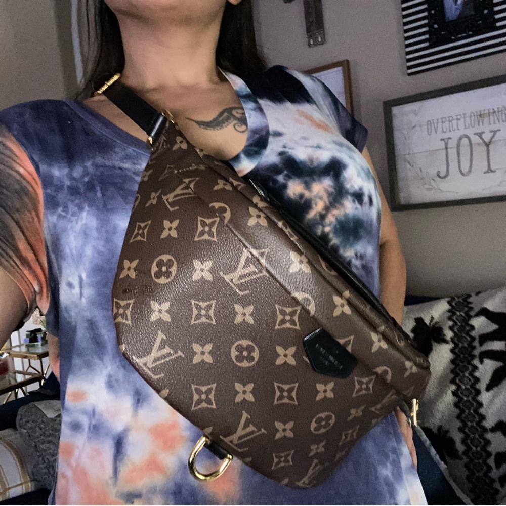 Cute monogram LV bum bag